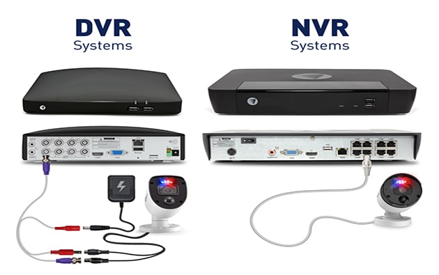 تفاوت بین NVR و DVR