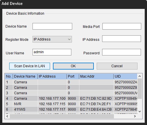 تنظیم آدرس IP دوربین مداربسته از طریق NVR